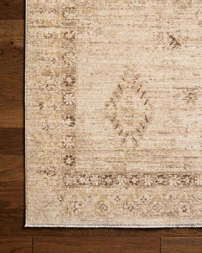 Loloi Chris Loves Julia Palma Collection PLM-06 Natural/Smoke 2'-7" x 7'-6" - Image 6