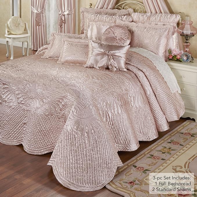 Touch of Class Portia Luxury Bedding | Posh Rose Quartz | Premier Quilted - Image 2