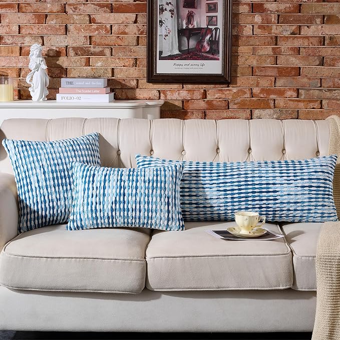 AmHoo Boho Chenille Pillow Cover Decorative Tufted Pillowcase - Image 5
