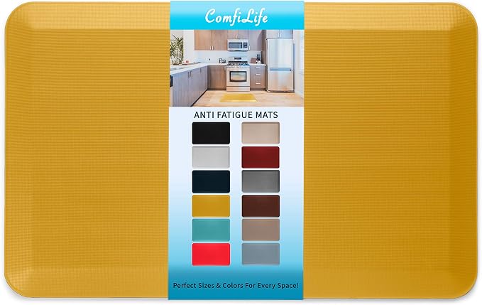 ComfiLife Anti Fatigue Floor Mat – 3/4 Inch Thick Kitchen Mats by ComfiLife