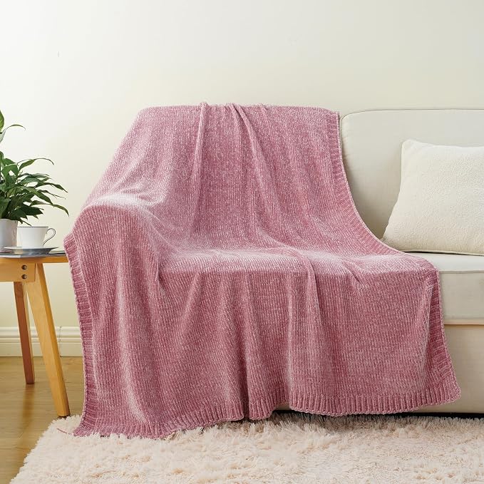BATTILO HOME Chenille Throw Blanket - Image 2