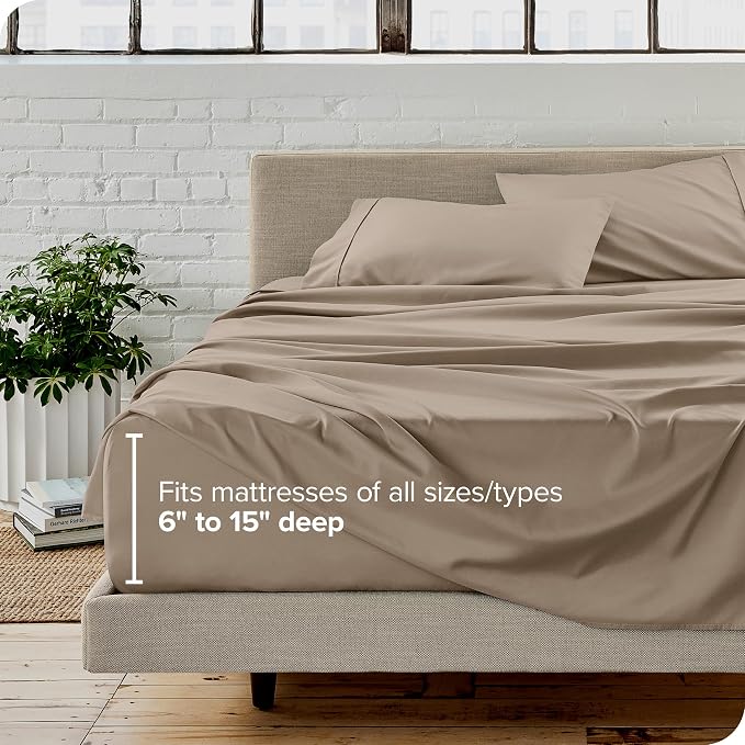 Bare Home Full XL Sheet Set - Image 5