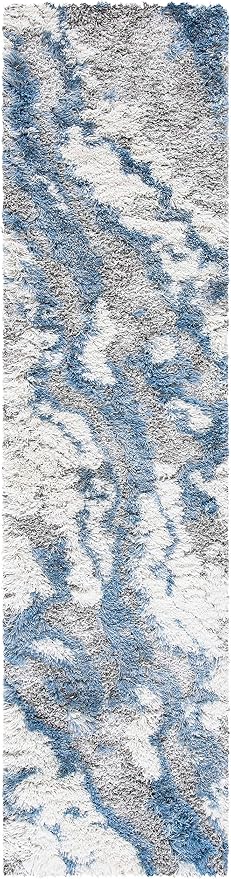 SAFAVIEH Horizon Shag Collection Runner Rug - Image 2
