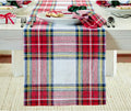 Solino Home Linen Stewart Plaid Table Runner 144 Inches Long by SolinoHome