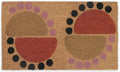 Coir Door Mats 17" X 30", Non-Slip Sturdy, PVC Backed Heavy Duty, The Geo by Unknown
