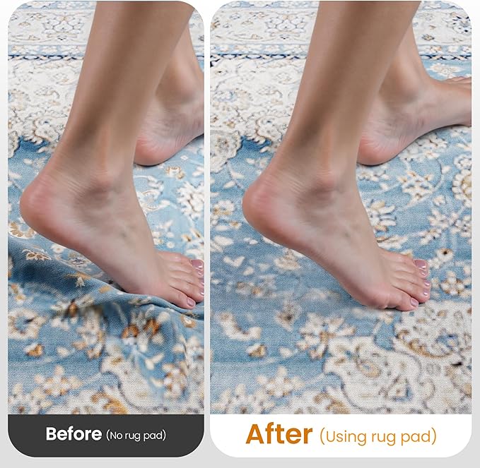 Non-Slip Rug Pad Gripper 2x8 Feet, Anti Skid Mat - Image 4