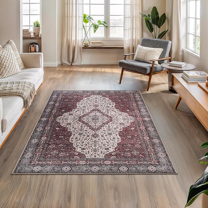 Bloom Rugs Washable Non-Slip 4' x 6' Rug by BloomRugs