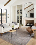 Loloi Adrian Collection ADR-04 Denim/Multi 5'-0" x 7'-6", .19" Thick Area Rug by Loloi