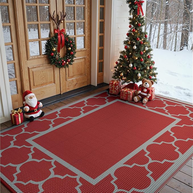 GENIMO 6' x 9' Outdoor Rug Waterproof - Image 2