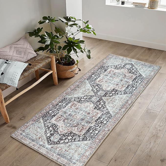 Bloom Rugs Washable Non-Slip 7 ft Runner by BloomRugs