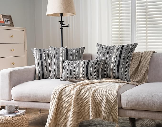 Boho Lumbar Pillow Covers 14x36 Long, Farmhouse Decorative Couch Pillow Cases - Image 6