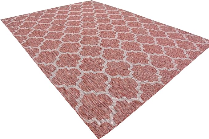 Unique Loom Outdoor Trellis Collection Area Rug - Image 5