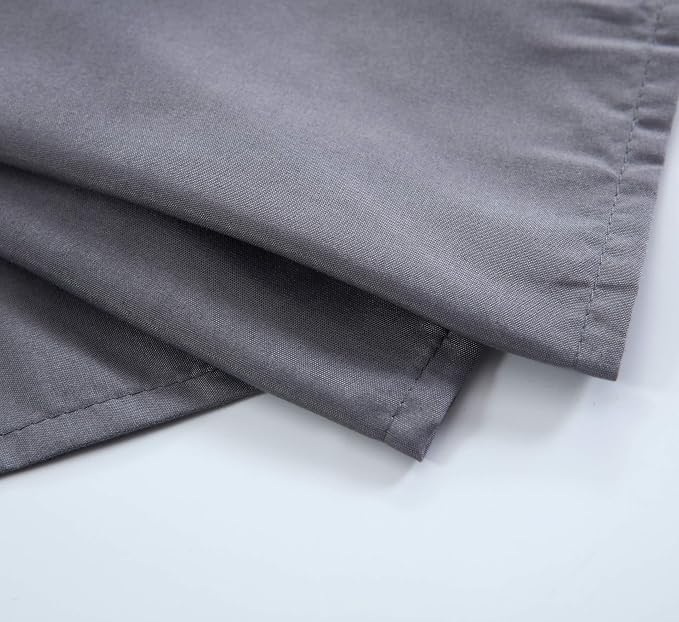 MEILA Wrap Around Bed Skirt Three Fabric Sides Elastic Dust Ruffled 24 Inch - Image 6