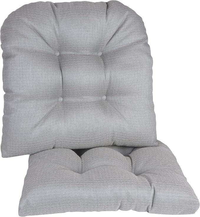 Klear Vu Gripper Overstuffed Universal Non-Slip Dining Chair Cushions by KlearVUHomeTextiles