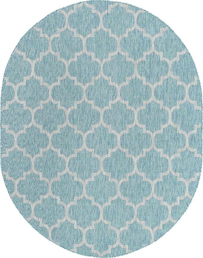 Unique Loom Outdoor Trellis Collection Area Rug - Image 3