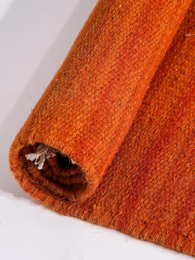 Rugsotic Carpets Hand Woven Flat Weave Kilim Wool ECO-Friendly Area Rugs - Image 6