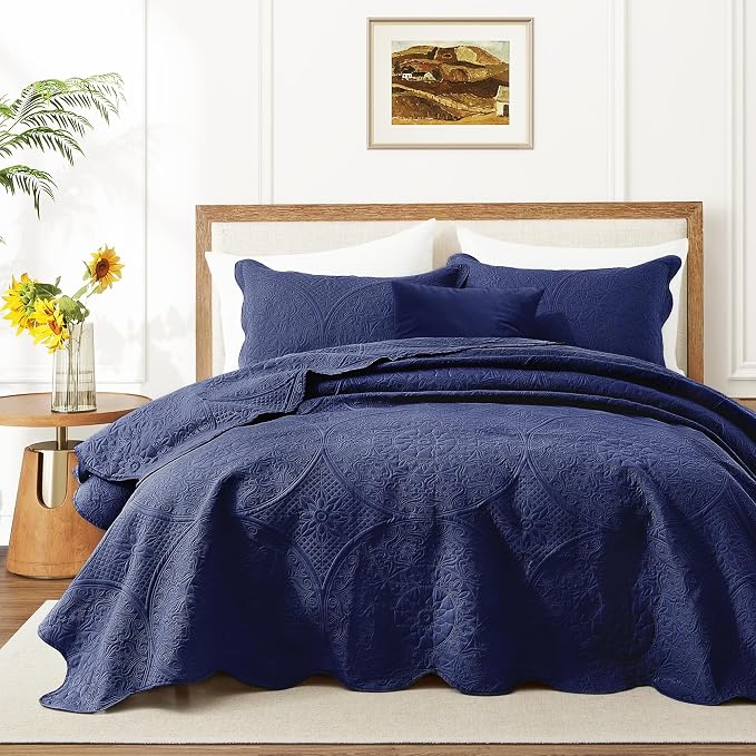 IR Imperial Rooms King Quilt Bedding Set Size + 2 Pillow Shams by IRImperialRooms