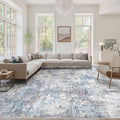 Washable 10X14 Area Rug: Modern Abstract Soft Non-Slip Indoor Rugs by Unknown