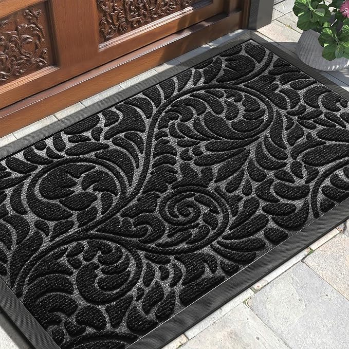 Yimobra Door Mat Outside Entrance 29.5x17, Waterproof Sturdy Outdoor Mats - Image 7