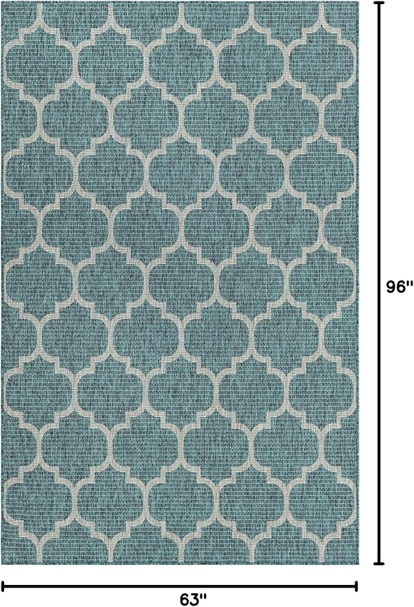 Unique Loom Outdoor Trellis Collection Area Rug - Image 2