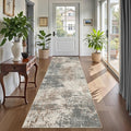 Ciicool 2'6"x10' Washable Runner Rug, Modern Abstract Hallway Rugs Runner by CIICOOLHomeDeco