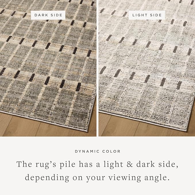 Loloi Jeremiah Brent Bleecker Collection BLE-04 Sage/Granite 2'-7" x 8'-0" - Image 3
