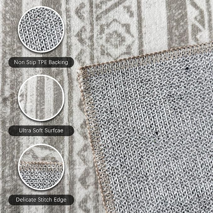 RUGSURE Washable Area Rugs 8' x 10' - Image 6
