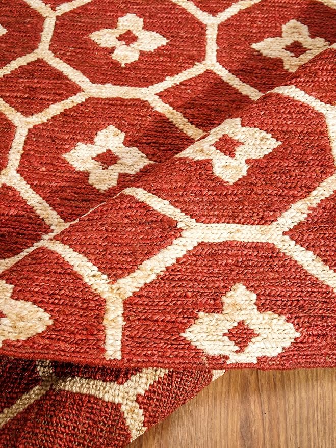 Rugsotic Carpets Hand Woven Flat Weave Kilim Wool 8'x10' Area Rug Solid Gold - Image 7