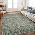 Area Rug 5'x7' Washable Rug Traditional Floor Cover Thin Retro Kitchen Indoor by CHAMPLANT