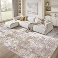 Washable 8X10 Area Rug: Modern Abstract Soft Non-Slip Indoor Rugs Home Decor by Unknown