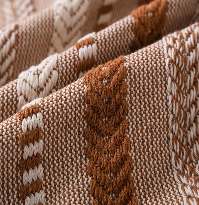 Boho Lumbar Pillow Covers 14x36 Long, Farmhouse Decorative Couch Pillow Cases - Image 4