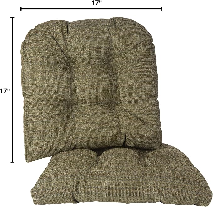 Klear Vu Gripper Overstuffed Universal Non-Slip Dining Chair Cushions - Image 12