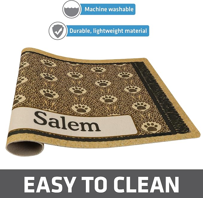 Drymate Personalized Pet Bowl Placemat, Custom Dog & Cat Food Feeding Mat - Image 4