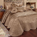 Touch of Class Portia Luxury Bedding | Rich Smoky Topaz | Premier Quilted by TouchofClass