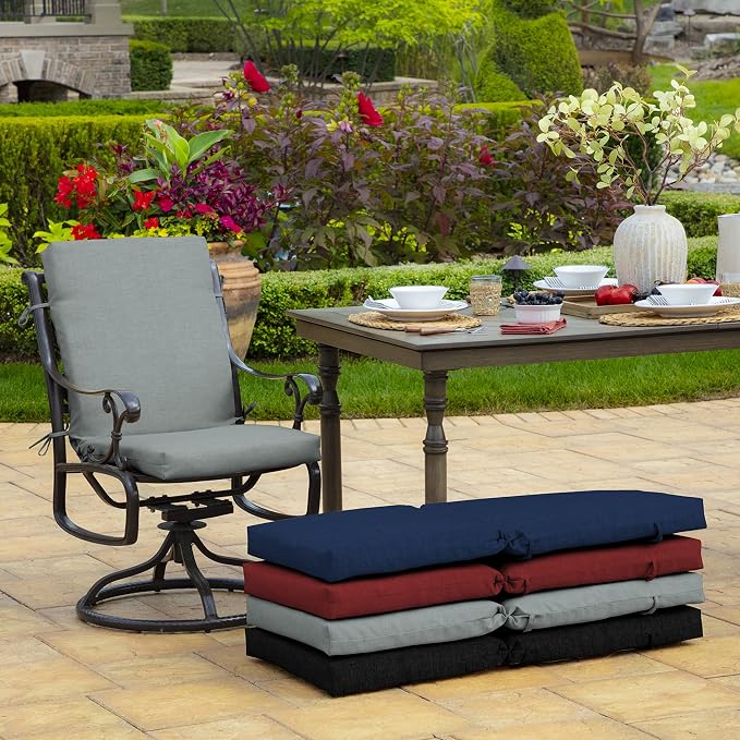 Arden Outdoor Dining Chair Cushion, 20 in x 20 in, Weather-Proof, Rain-Proof - Image 6