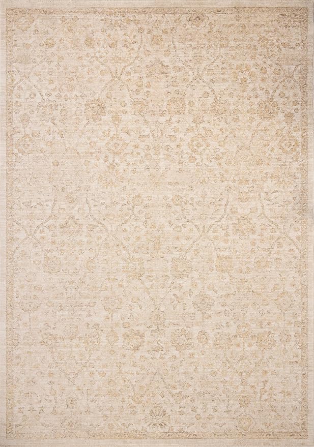Loloi Chris Loves Julia Palma Collection PLM-01 Ivory/Sand 2'-7" x 12'-0" - Image 2