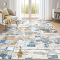 Abstract Living Room Rug 5x7 by kakania