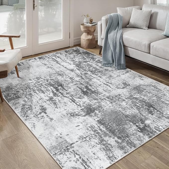 Ciicool Abstract Area Rug Indoor, 3x5 Washable Entryway Rug, Modern Soft Throw by CIICOOLHomeDeco