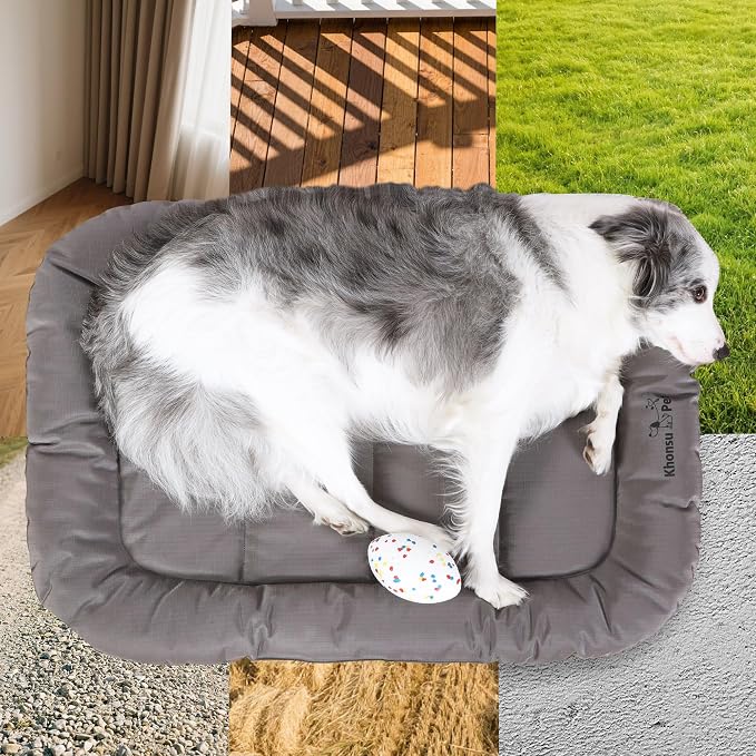 KHONSU PET Durable Dog Bed Tough and Tear Proof Dog Crate Bed, 800lbs Tear - Image 3
