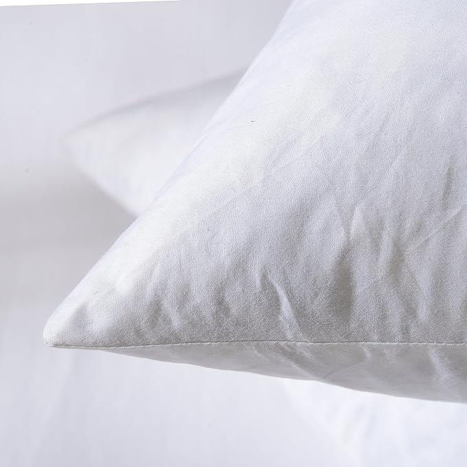 26x26 Euro Throw Pillow Inserts-Down Feather Pillow Inserts-Cotton Fabric-Set - Image 7