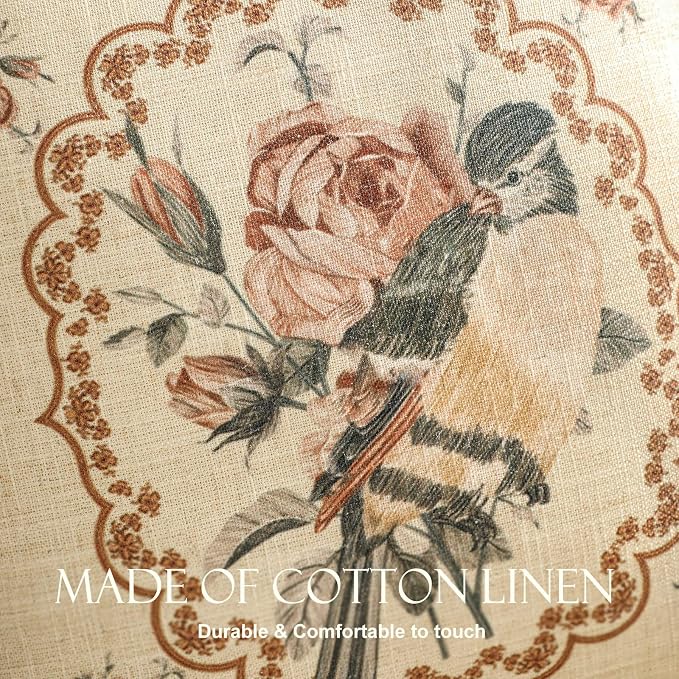 patdrea Designer Vintage Floral Throw Pillow Covers - Image 3