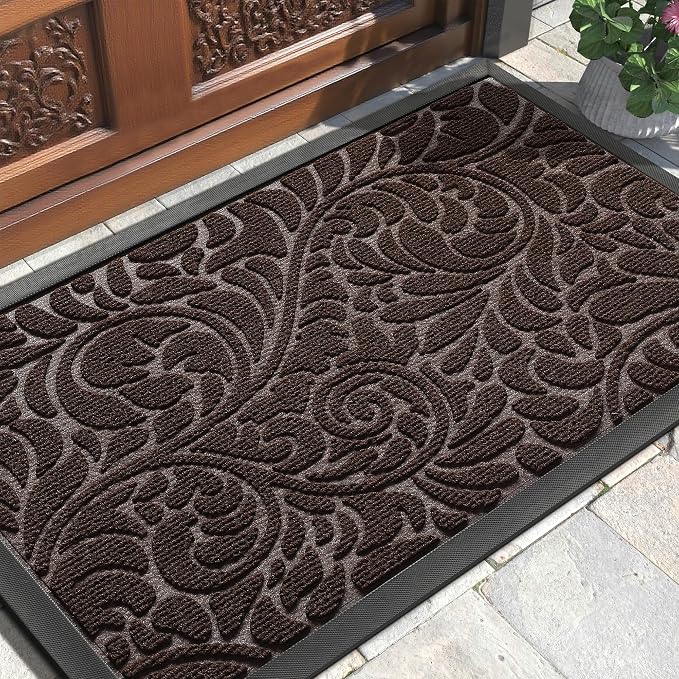 Yimobra Door Mat Outside Entrance 29.5x17, Waterproof Sturdy Outdoor Mats - Image 7
