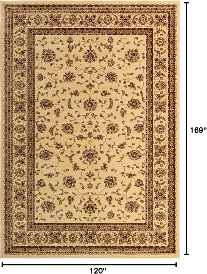 Unique Loom Voyage Collection Traditional Oriental Classic Area Rug - Image 2
