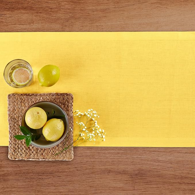 Solino Home Linen Table Runner 48 Inches - Image 3