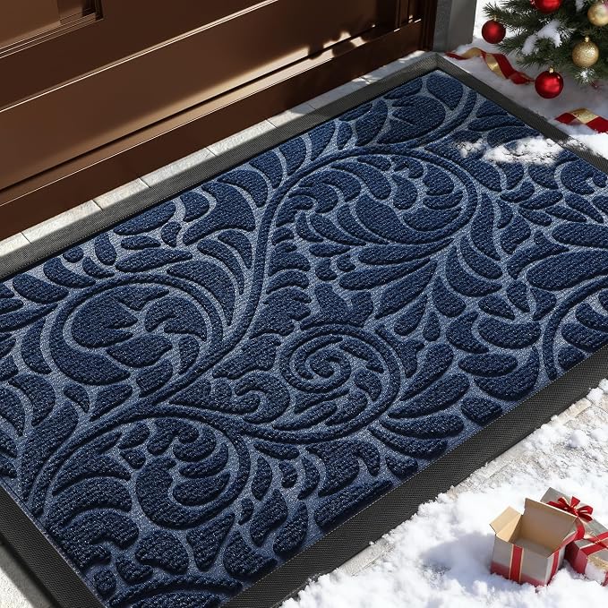 Yimobra Door Mat Outside Entrance 29.5x17, Waterproof Sturdy Outdoor Mats by Yimobra