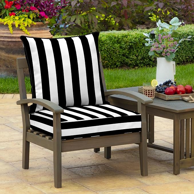 Arden Outdoor Deep Seat Cushion Set, 24 in x 24 in, Weather-Proof, Rain-Proof - Image 2