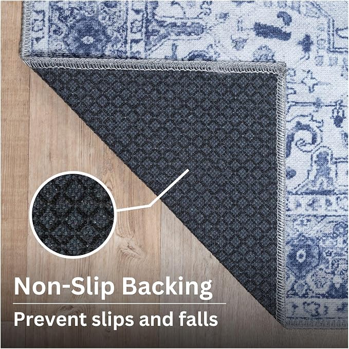 Bloom Rugs Washable Non-Slip 7 ft Runner - Image 8