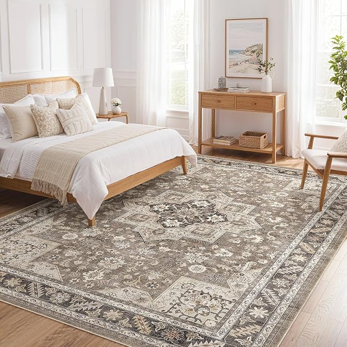 Vintage Living Room Area Rug 6x9 - Image 8