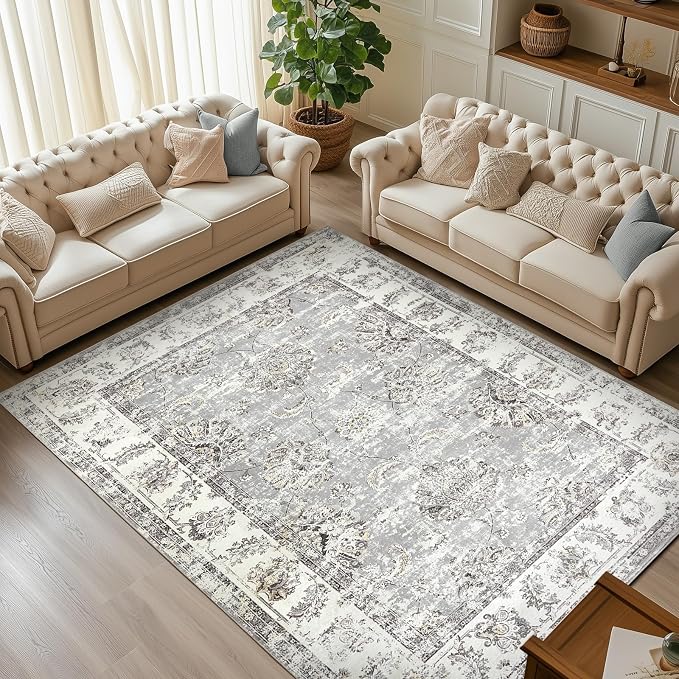 jinchan Fiora 10x12 Area Rugs for Living Room by JINCHAN