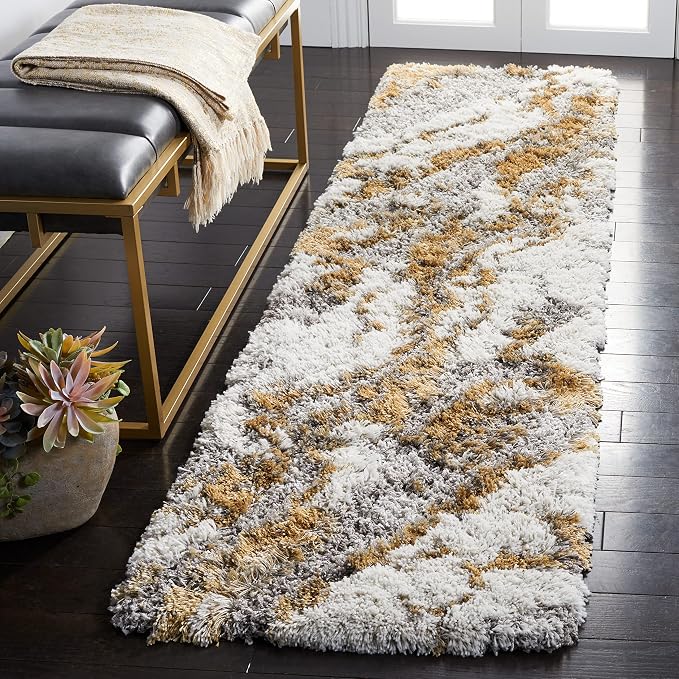 SAFAVIEH Horizon Shag Collection Runner Rug by SAFAVIEH
